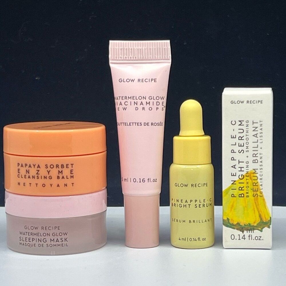 4 pc Glow Recipe Deluxe Travel Set